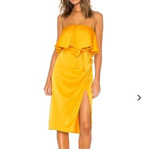 Lovers & friends Violet MIDI Dress Marigold